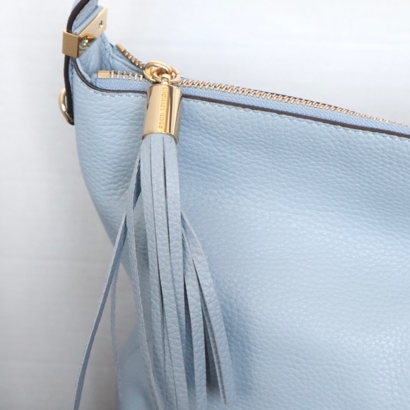 Michael Kors Beford Pale Blue Shoulder Bag NEW - Picture 4 of 13